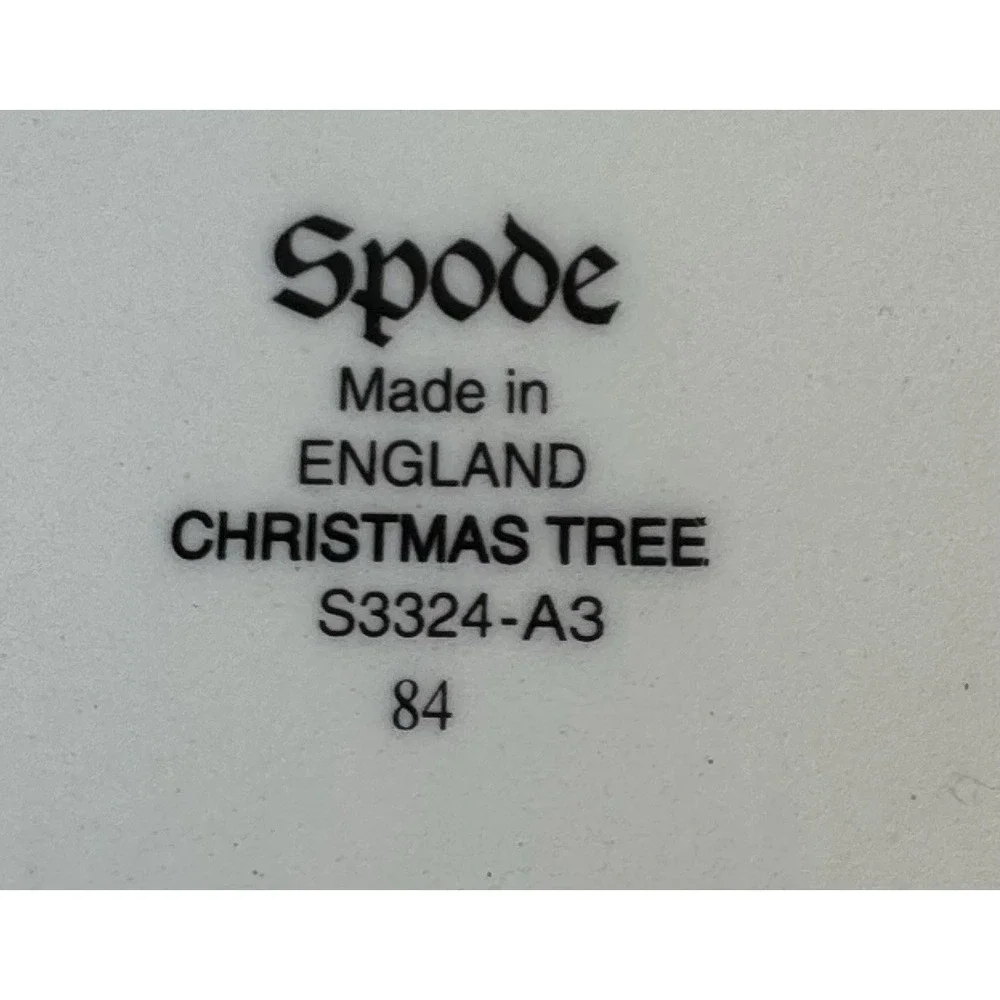 Spode christmas tree